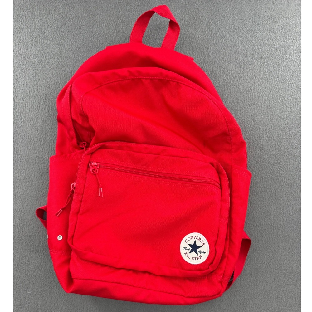Converse Go 2 Backpack Kids Red Laptop Sleeve Bookbag Casual Classic School